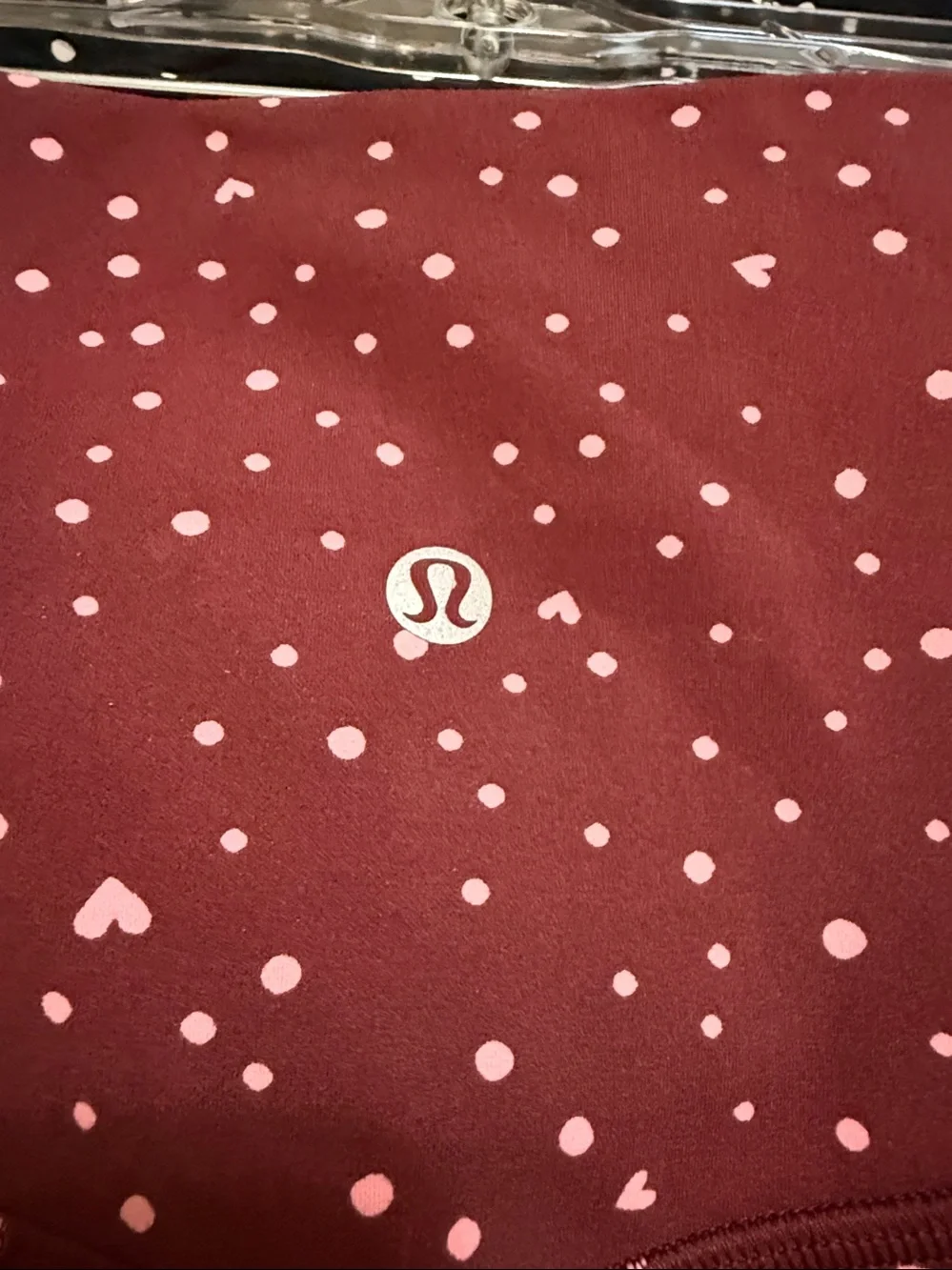 Lululemon align high rise 25” in HTF heart print